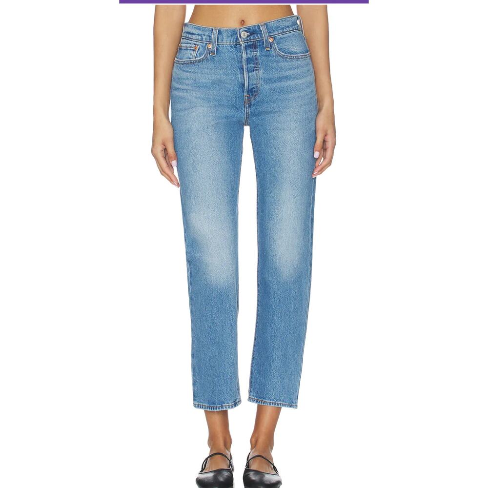 Levi's Wedgie Straight Blue Denim Jeans size 30